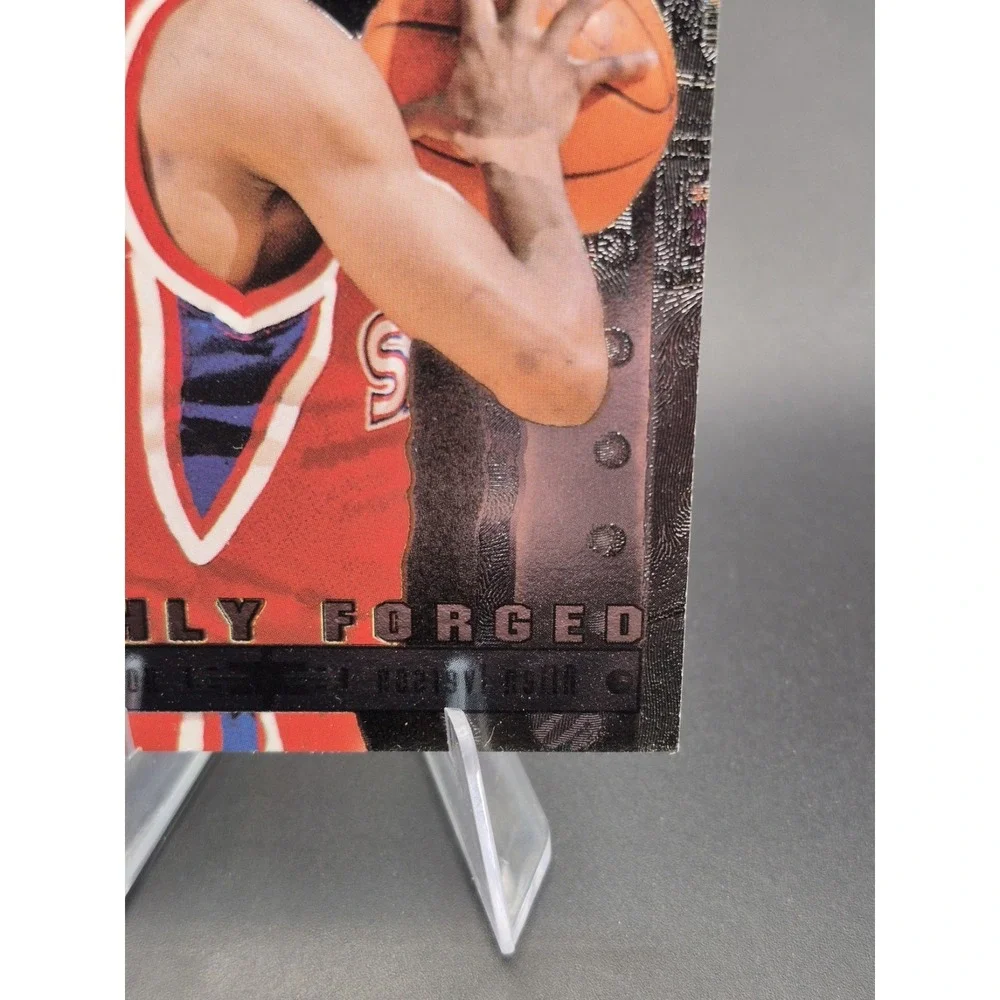 1996-97 Fleer Metal Allen Iverson Freshly Forged #8 of 15 (RC) Philadelph 76ers